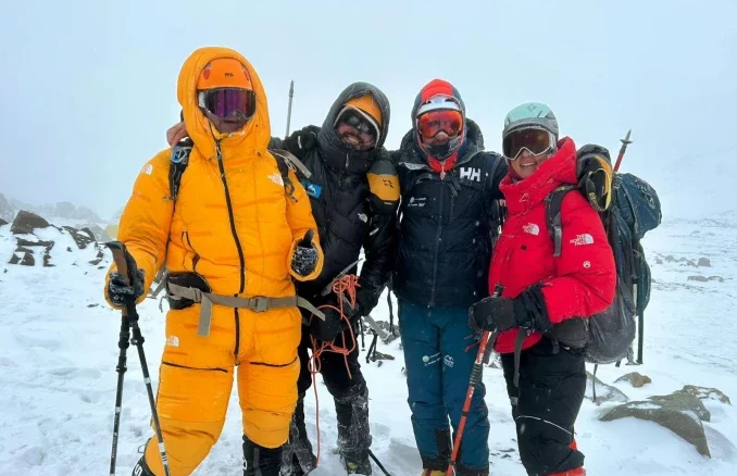 Η Τσακαλδήμη κατέκτησε την κορυφή του Ακονκάγκουα – Το  ευχαριστώ στον Γρηγόρη Δημητριάδη ΦΩΤΟ