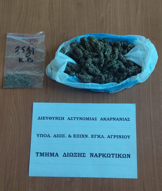 Αγρίνιο: Σύλληψη για διακίνηση και κατοχή ναρκωτικών