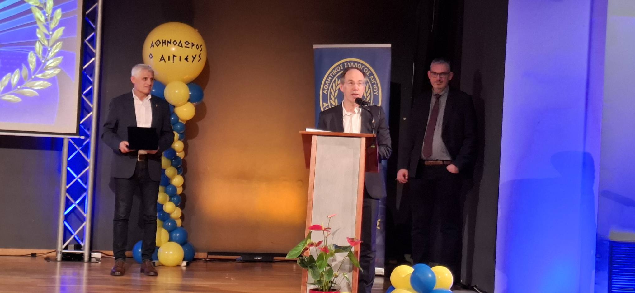 Στο Αίγιο ο Γενικός Γραμματέας Αθλητισμού Γιώργος Μαυρωτάς ΦΩΤΟ