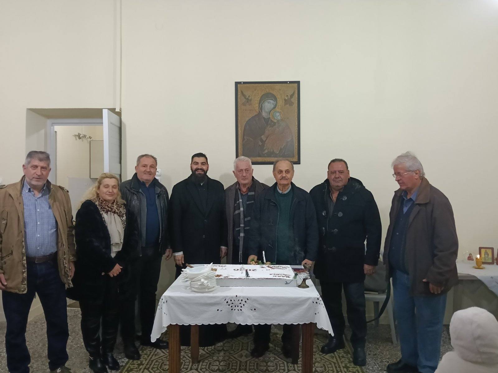 Η κοπή βασιλόπιτας στα Φράγκα Δυτικής Αχαΐας ΦΩΤΟ