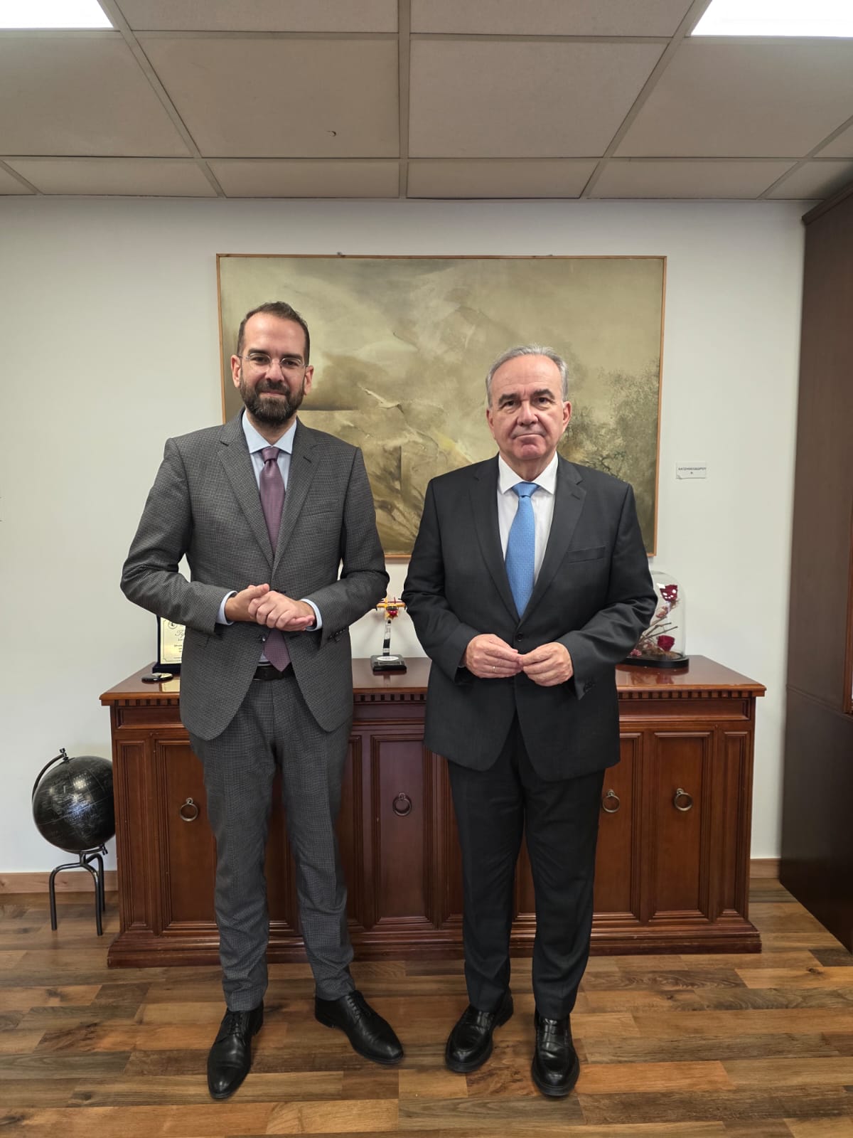 Συνάντηση Φαρμάκη με τον αν. Υπουργό Εθνικής Οικονομίας για την απορρόφηση κονδυλίων ΦΩΤΟ