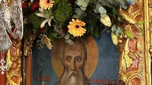 Τιμήθηκε ο Αγιος Αθανάσιος στη Χαλανδρίτσα ΦΩΤΟ