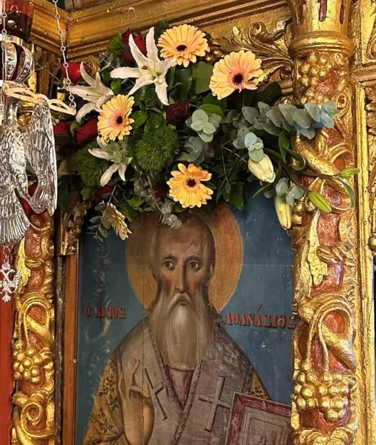 Τιμήθηκε ο Αγιος Αθανάσιος στη Χαλανδρίτσα ΦΩΤΟ