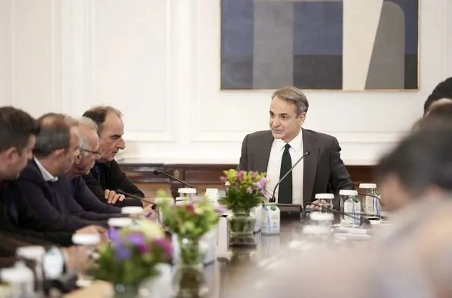 Λακωνική δήλωση Τσιάρα για συνάντηση αγροτών με Μητσοτάκη – Μαρούδας: «Συνεχίζουμε τις κινητοποιήσεις»