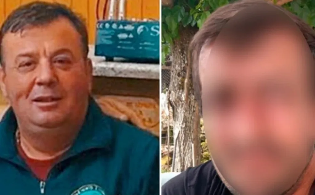 Το 50χρονο θύμα Κώστας Αλεξανδρής με τον 45χρονο δράστη