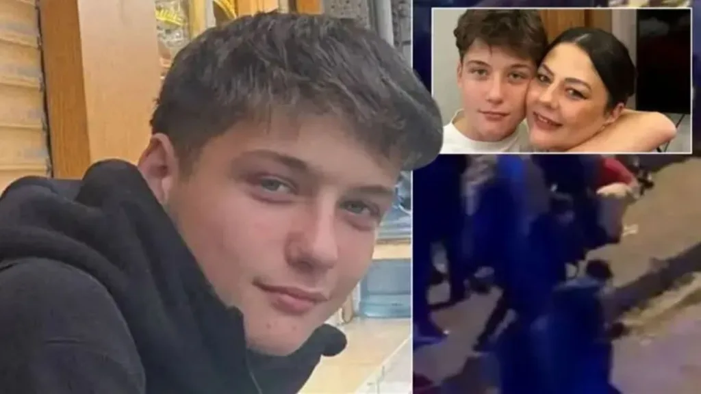 Το θύμα με την μητέρα του