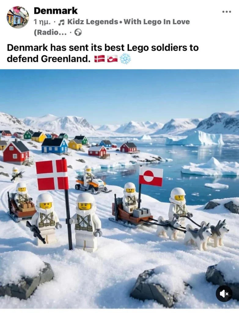 Φρενίτιδα με τους στρατιώτες LEGO για την υπεράσπιση της Γροιλανδίας ΦΩΤΟ