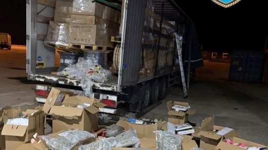 H νταλίκα από την Ισπανία είχε προορισμό την Αθήνα