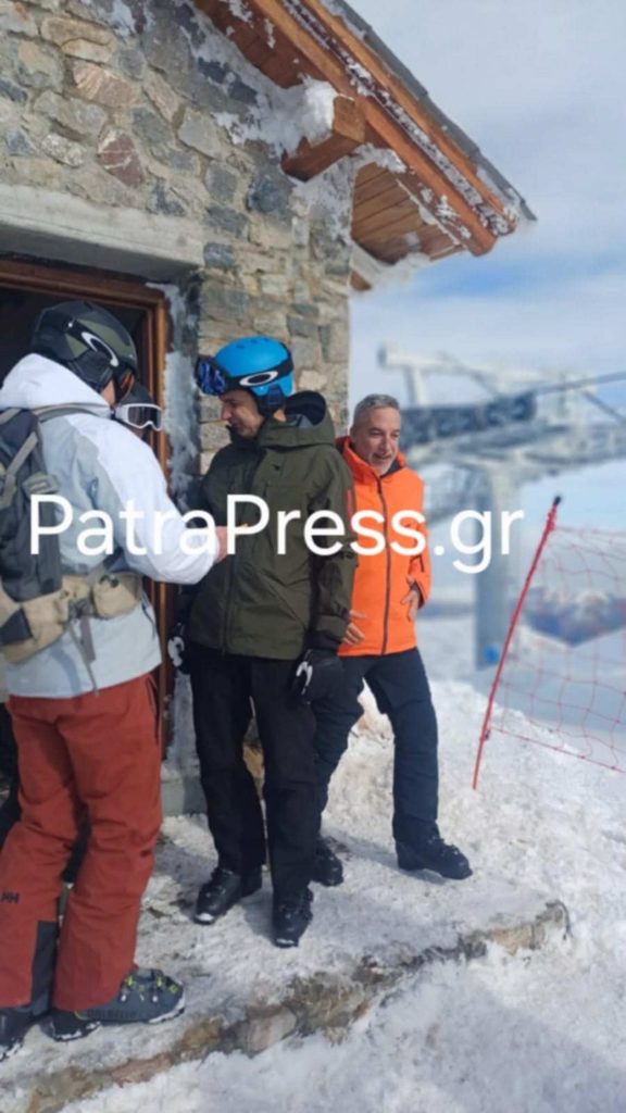 Τρολάρισμα Μητσοτάκη σε σκιέρ στα Καλάβρυτα ΦΩΤΟ 25 Από την επίσκεψη Μητσοτάκη στο Χιονοδρομικό των Καλαβρύτων