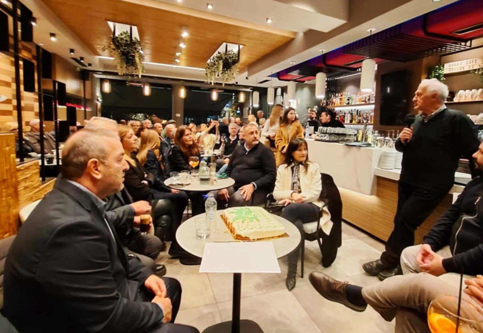 Αίγιο: Ο Κώστας Σκανδαλίδης σε εκδήλωση του ΠΑΣΟΚ, με εσωκομματική σύνεση ΦΩΤΟ