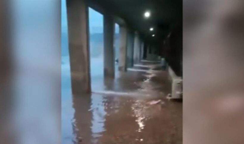 Πάτρα: Ζημιές στο Πανεπιστήμιο από τα έντονα καιρικά φαινόμενα ΦΩΤΟ