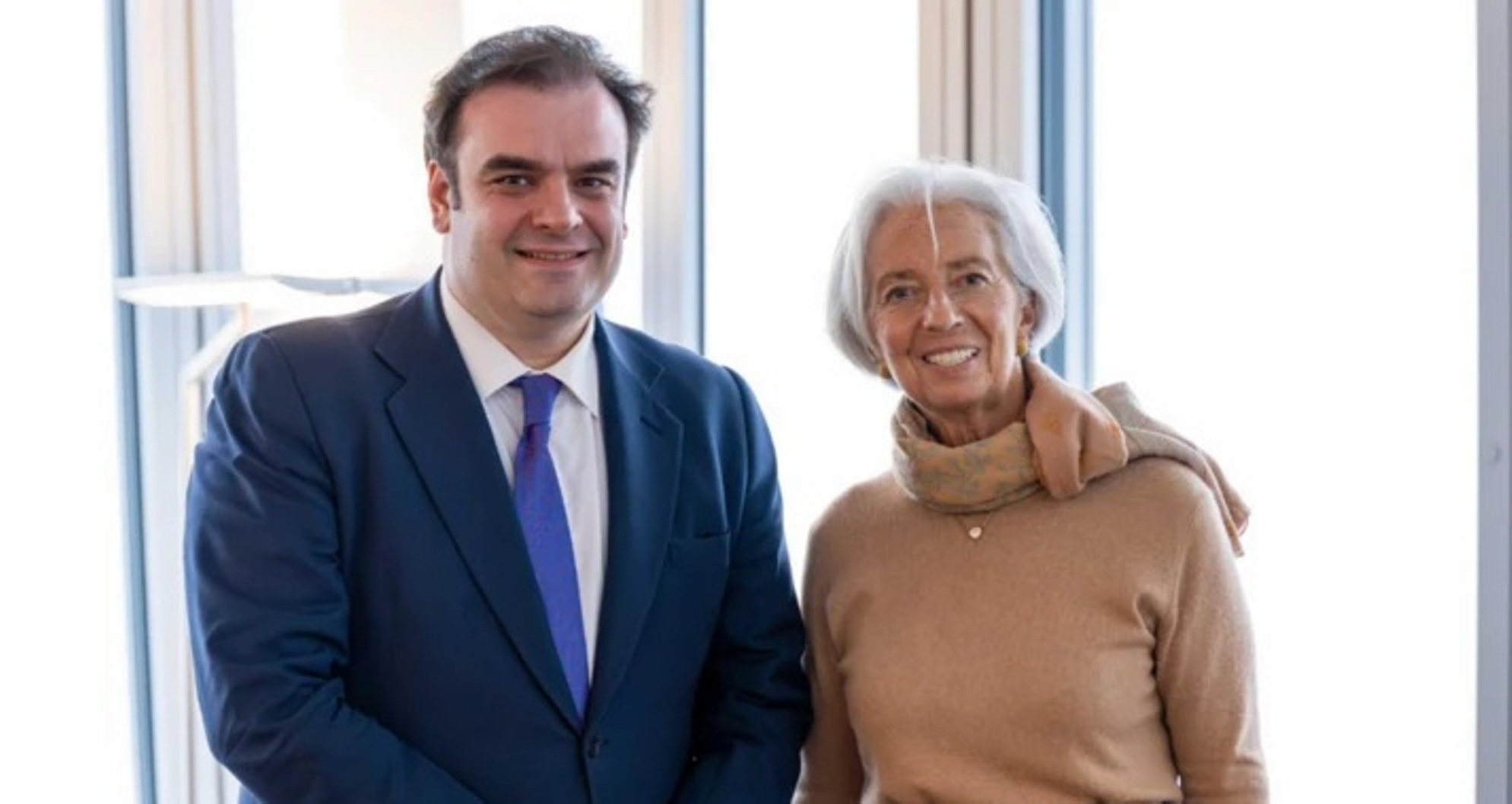 Πιερρακάκης για συνάντηση με Λαγκάρντ: Θα καταστήσουμε την ευρωζώνη ισχυρότερη