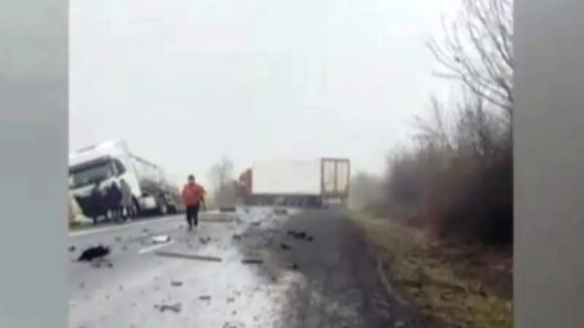 To σημείο της πολύνεκρης σύγκρουσης στη Ρουμανία