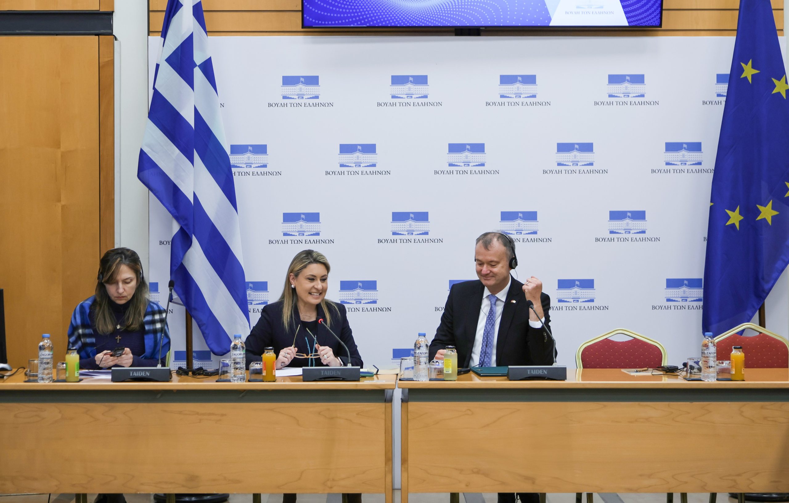 Με τον Πρέσβη της Ελβετίας η βουλευτής της ΝΔ Χριστίνα Αλεξοπούλου ΦΩΤΟ