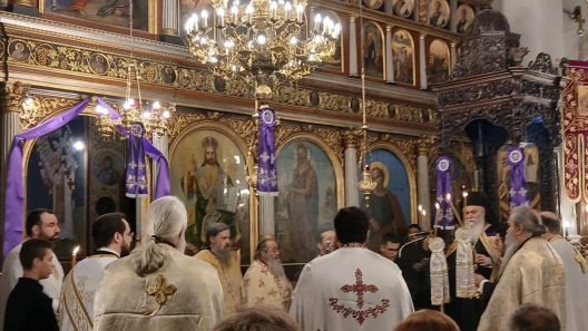 O Εσπερινός τη συγχωρήσεως στην Μητρόπολη Καλαβρύτων και Αιγιαλείας ΦΩΤΟ