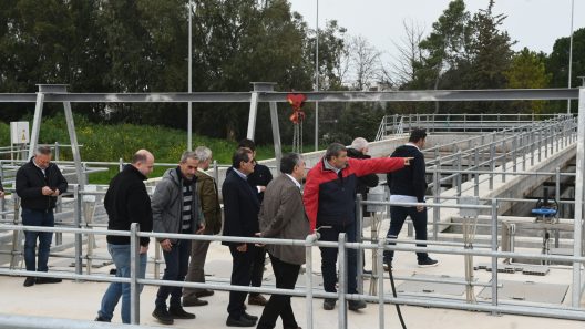 Πάτρα: Ο ΓΓ Διαχείρισης Αποβλήτων με Πελετίδη στον Βιολογικό Καθαρισμό