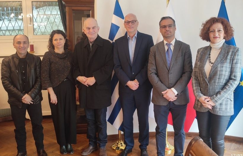 Η Ενωση Συντακτών Επαρχιακού Τύπου με τον Πρέσβη της Πολωνίας