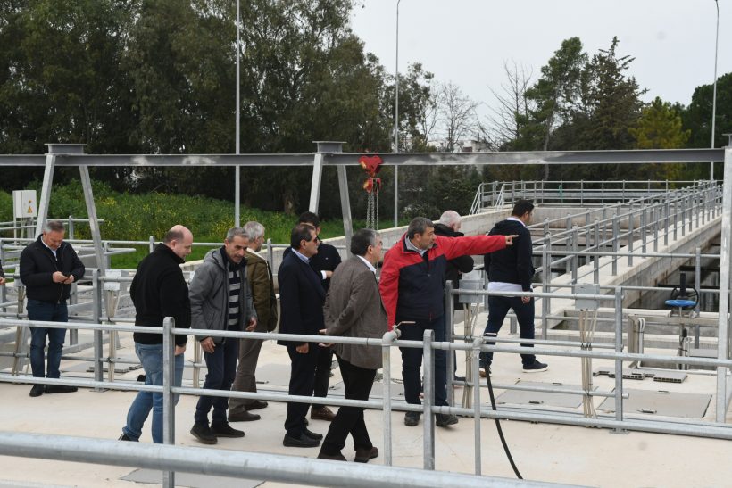 Πάτρα: Ο ΓΓ Διαχείρισης Αποβλήτων με Πελετίδη στον Βιολογικό Καθαρισμό