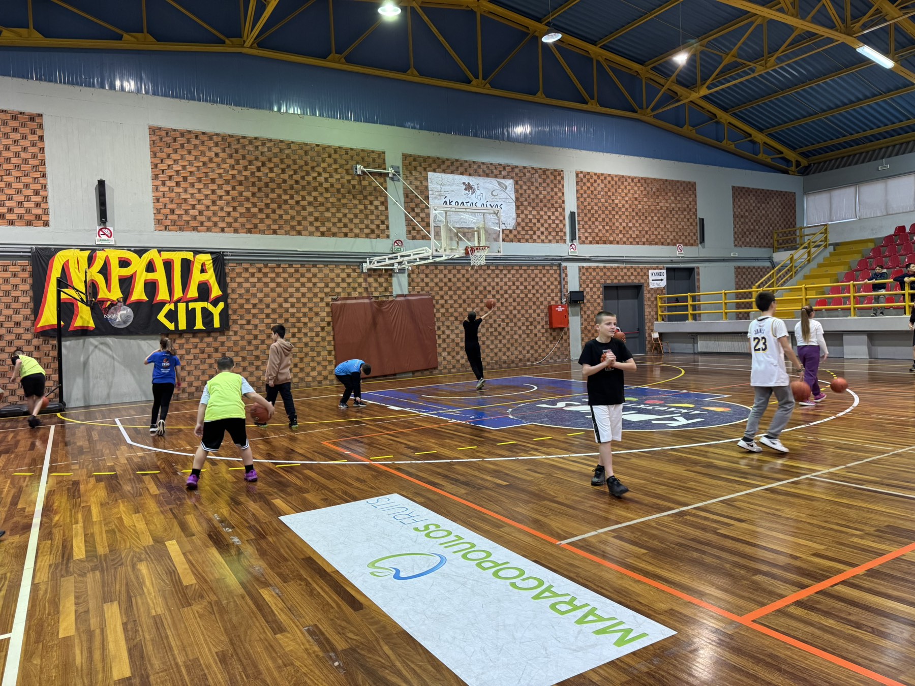 Σχολικές αθλητικές δράσεις με μαθητές που ζωντάνεψαν τα γήπεδα μπάσκετ του Αιγίου ΦΩΤΟ