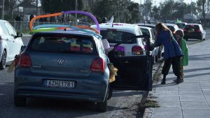 Η Πάτρα μετατράπηκε σε μεγάλη «πίστα»του Παιχνιδιού «Route 61» ΦΩΤΟ