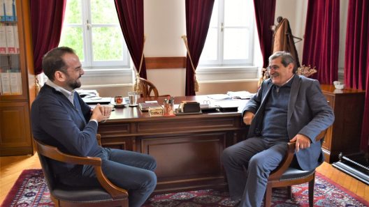 Πάτρα: Συνάντηση Πελετίδη - Φαρμάκη για το Καρναβάλι