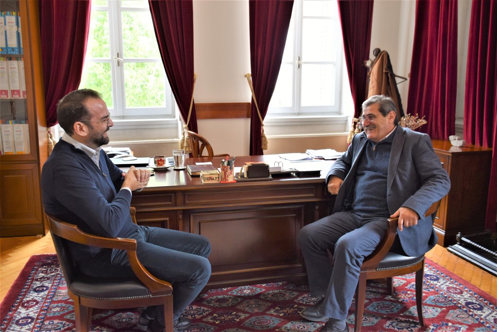 Πάτρα: Συνάντηση Πελετίδη – Φαρμάκη για το Καρναβάλι