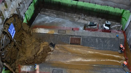 Στον Ευαγγελισμό για το άνοιγμα της γραμμής 4 του μετρό ο μετροπόντικας «Αθηνά» ΒΙΝΤΕΟ ΦΩΤΟ