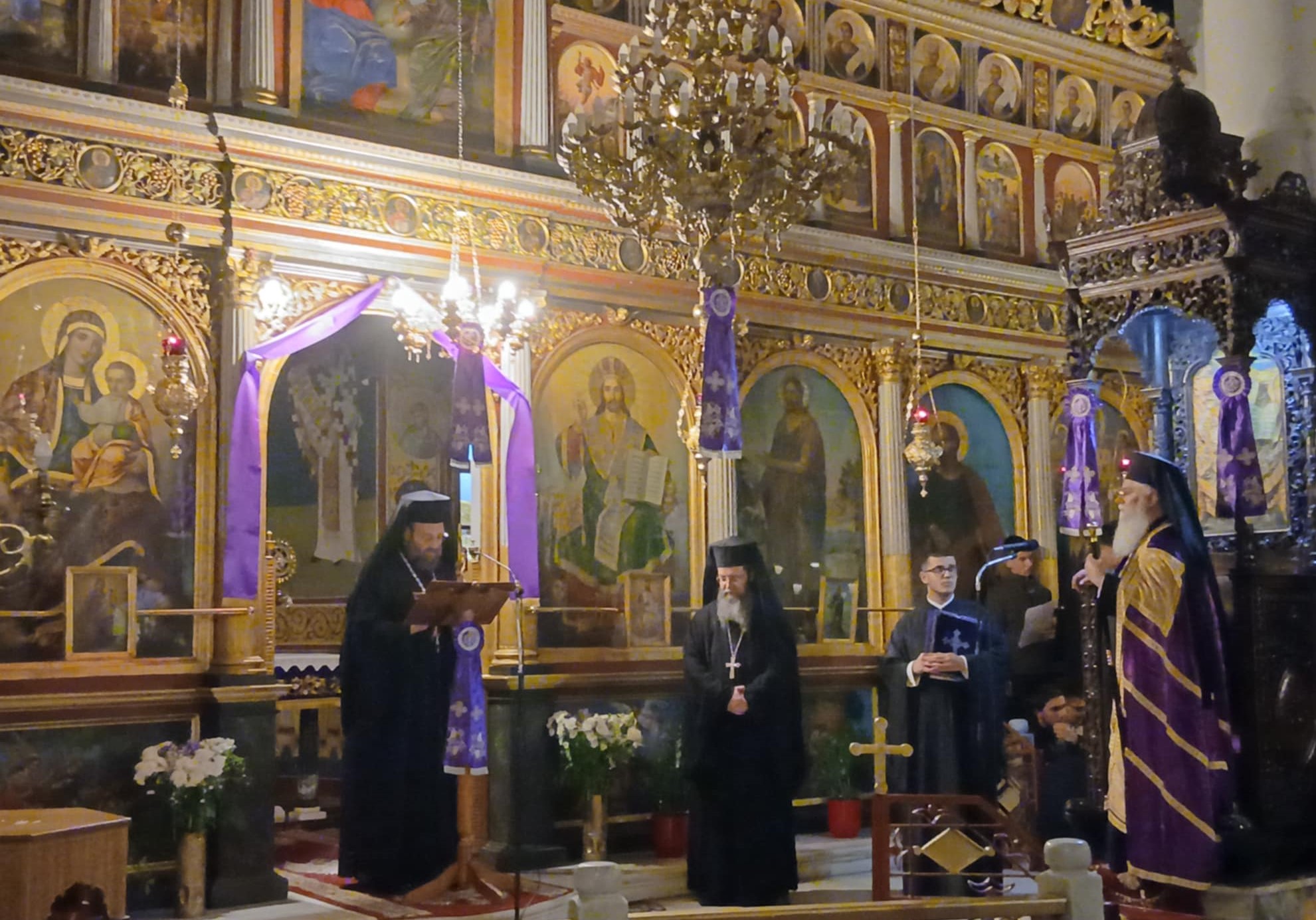 O Εσπερινός τη συγχωρήσεως στην Μητρόπολη Καλαβρύτων και Αιγιαλείας ΦΩΤΟ