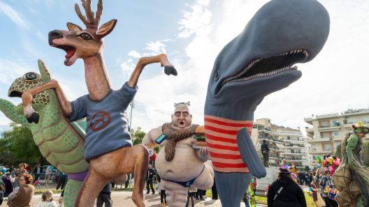 Σε ρυθμό Κεντρικής Καρναβαλούπολης η Πάτρα ΦΩΤΟ