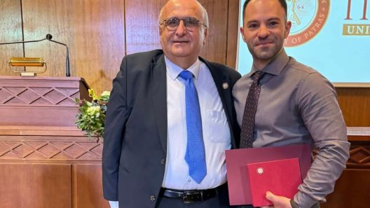 Βραβείο στον Ν. Χατζησταμούλου του Πανεπιστημίου Πατρών ΦΩΤΟ