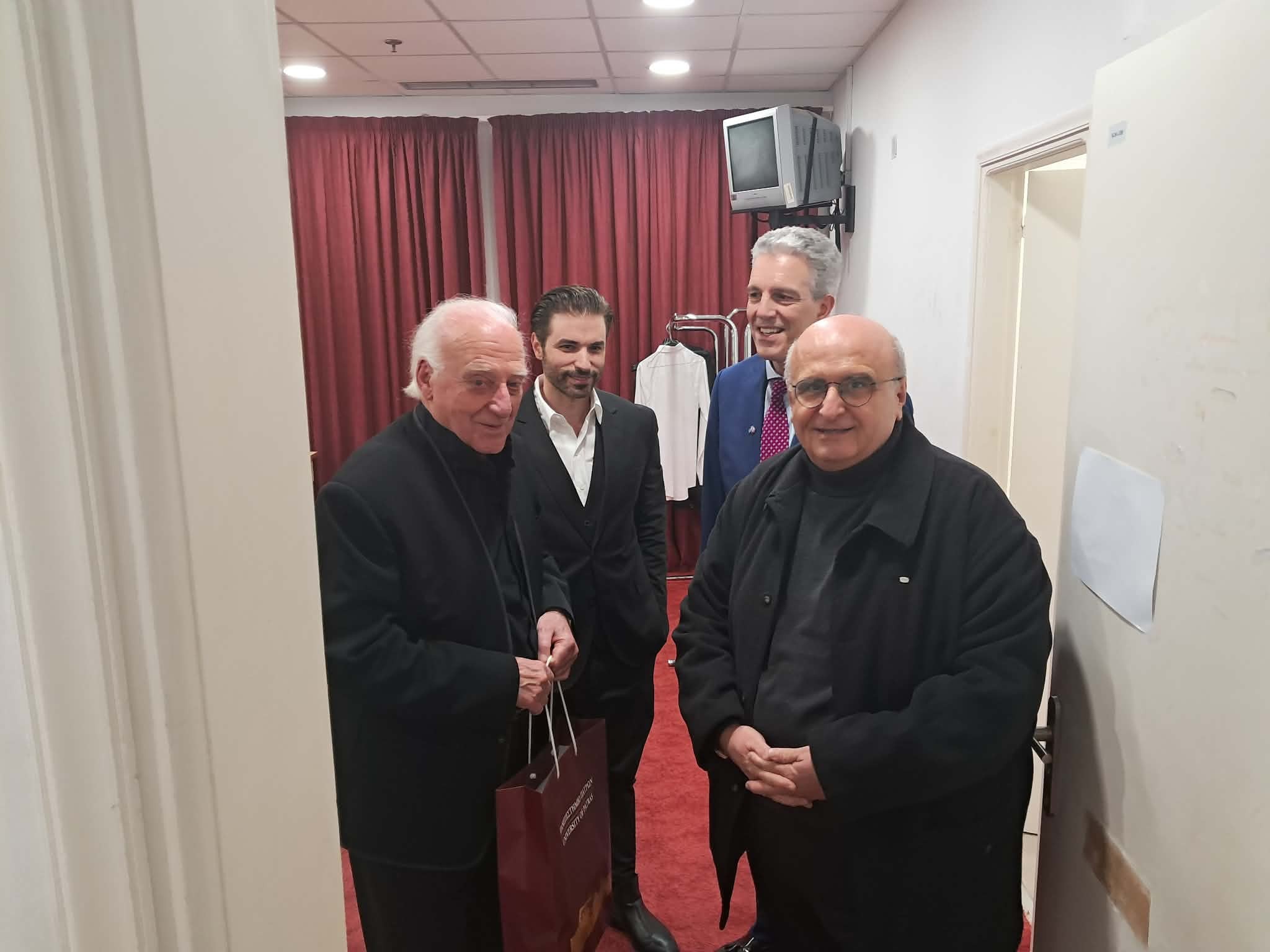 Μπούρας και Λούκας με Χατζηνάσιο και Κορκολή στο Πανεπιστήμιο Πατρών ΦΩΤΟ