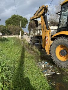Κάτω Αχαΐα: Κίνδυνος να πλημμυρίσει κεντρικός δρόμος των Αλυκών ΦΩΤΟ