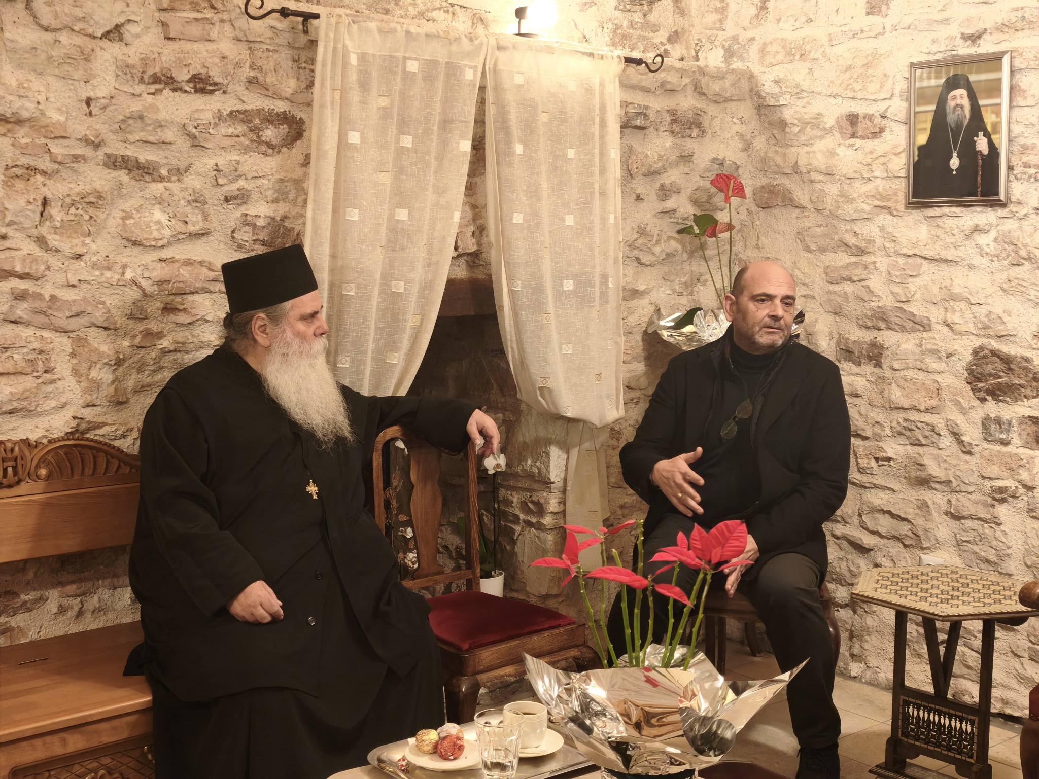 Πάτρα: Ο Υφυπουργός Πολιτισμού Ι. Φωτήλας στο Μνημείο της Μονής Ομπλού ΦΩΤΟ