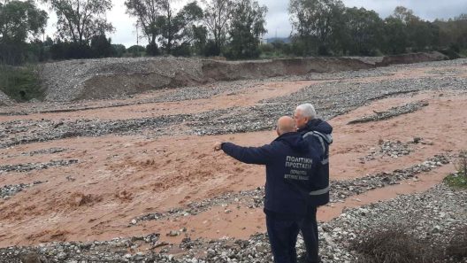 Πάτρα: Σε αυστηρή επιτήρηση για υπερχείλιση ο ποταμός «Χάραδρος» ΦΩΤΟ