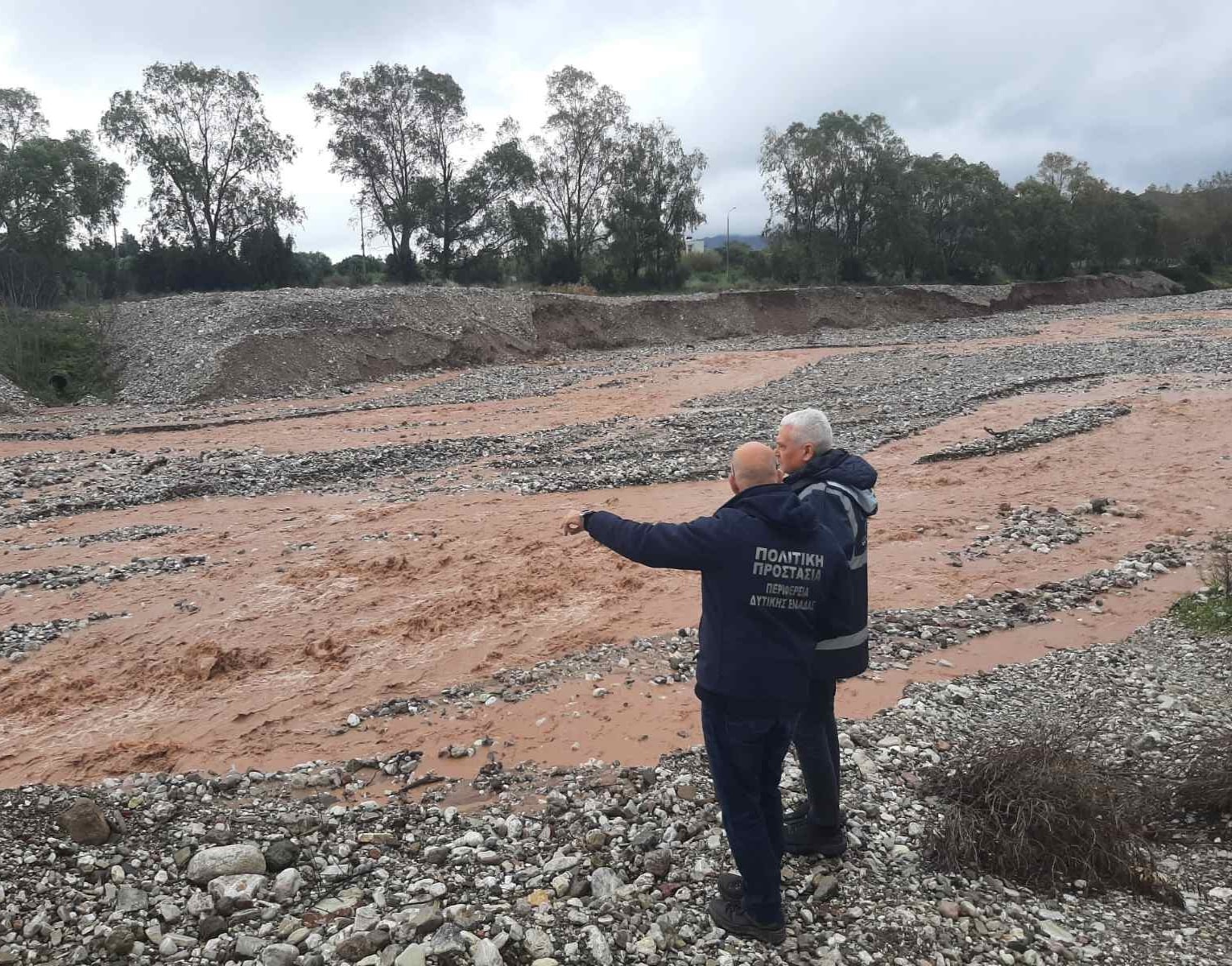 Πάτρα: Σε αυστηρή επιτήρηση για υπερχείλιση ο ποταμός «Χάραδρος» ΦΩΤΟ