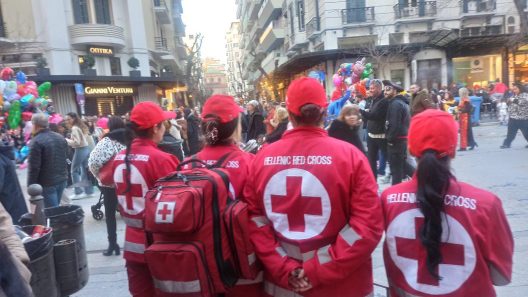 Δράση ασφάλειας από τους Σαμαρείτες του Ερυθρού Σταυρού Πάτρα ΦΩΤΟ