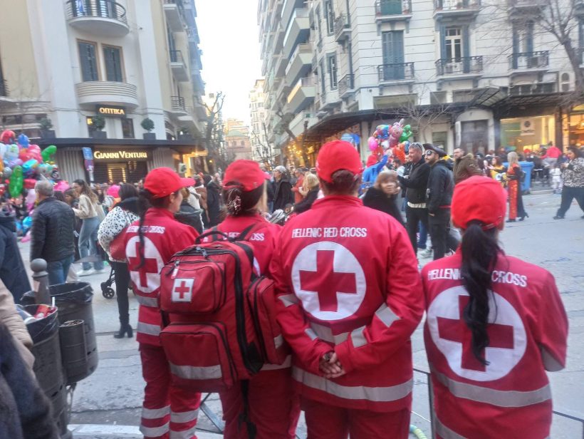 Δράση ασφάλειας από τους Σαμαρείτες του Ερυθρού Σταυρού Πάτρα ΦΩΤΟ