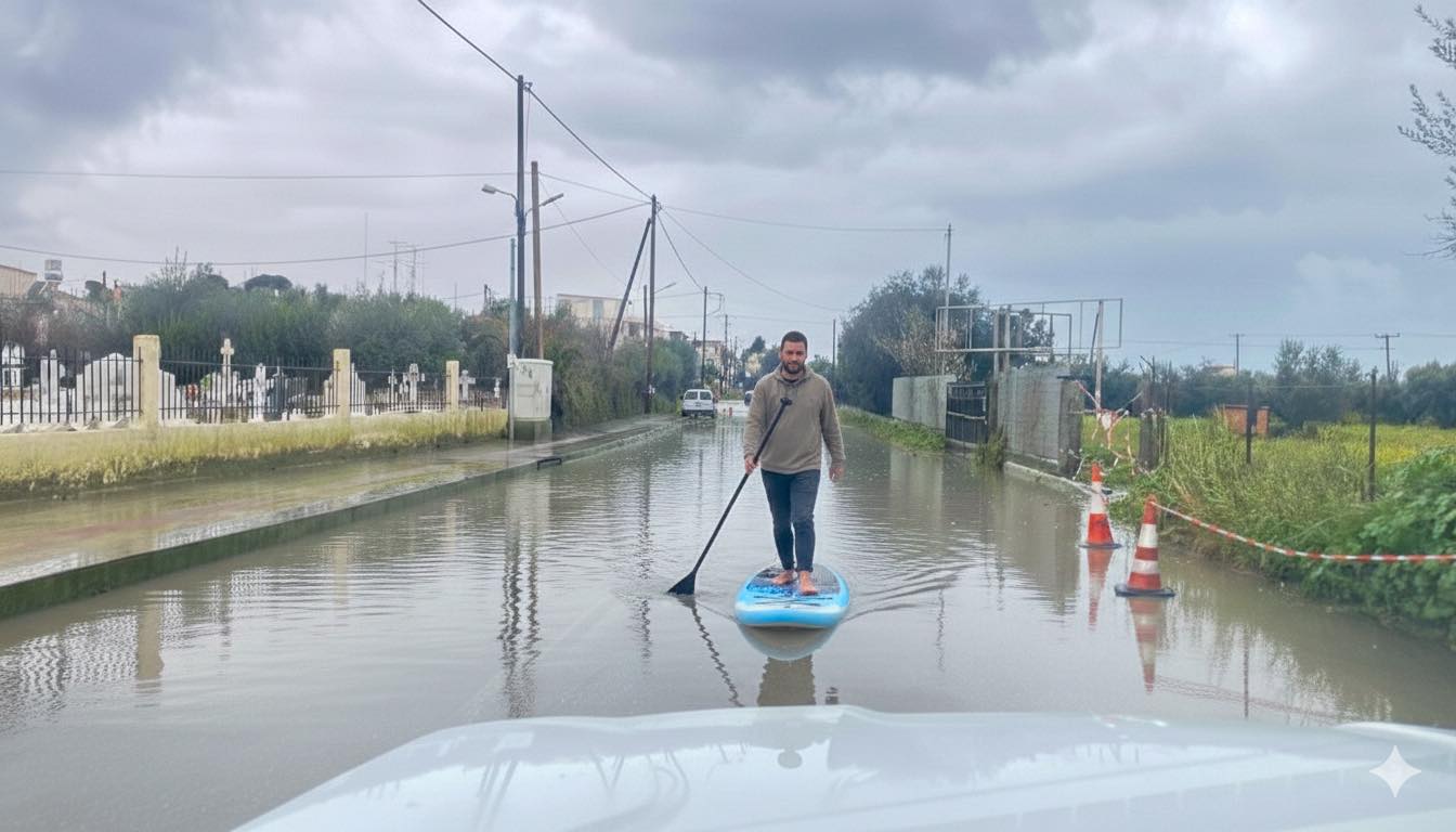 Viral η Πάτρα: Το Μιντιλόγλι και...τα social γλεντάνε με τα χάλια μας - «Άλλος για την βάρκα μας;» ΦΩΤΟ