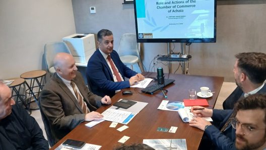 Αχαΐα: Το επενδυτικό προφίλ έθεσε το Επιμελητήριο στην Πρεσβεία των ΗΠΑ ΦΩΤΟ