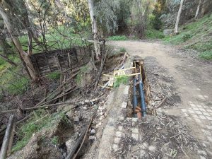 Πάτρα: Επικίνδυνο το Δασσύλιο μετά τις έντονες βρχοχές ΦΩΤΟ