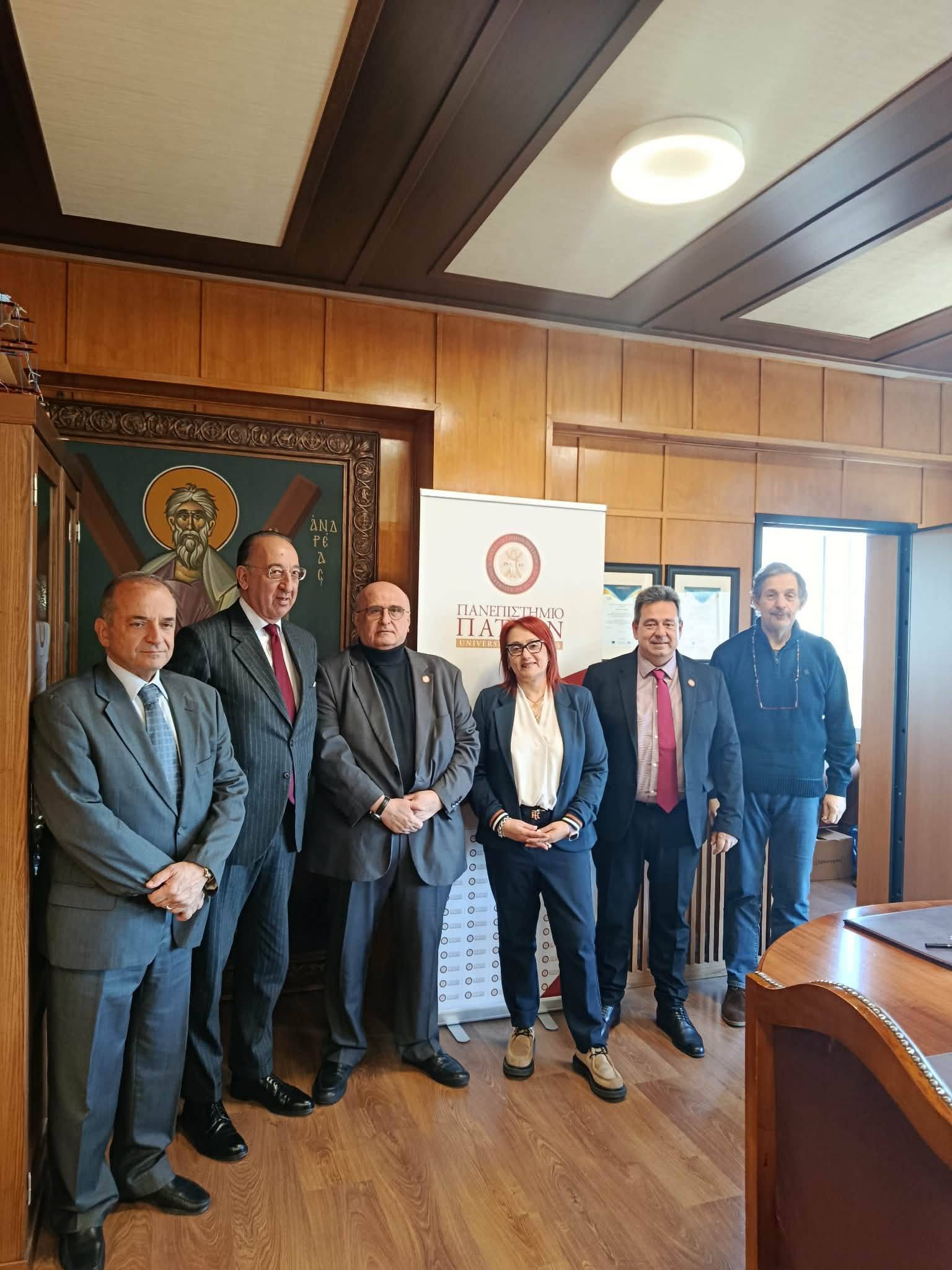 Πάτρα: Στο ΑΕΙ ο Πρέσβης της Ισπανίας για συνεργασία με Πανεπιστήμια της χώρας του ΦΩΤΟ