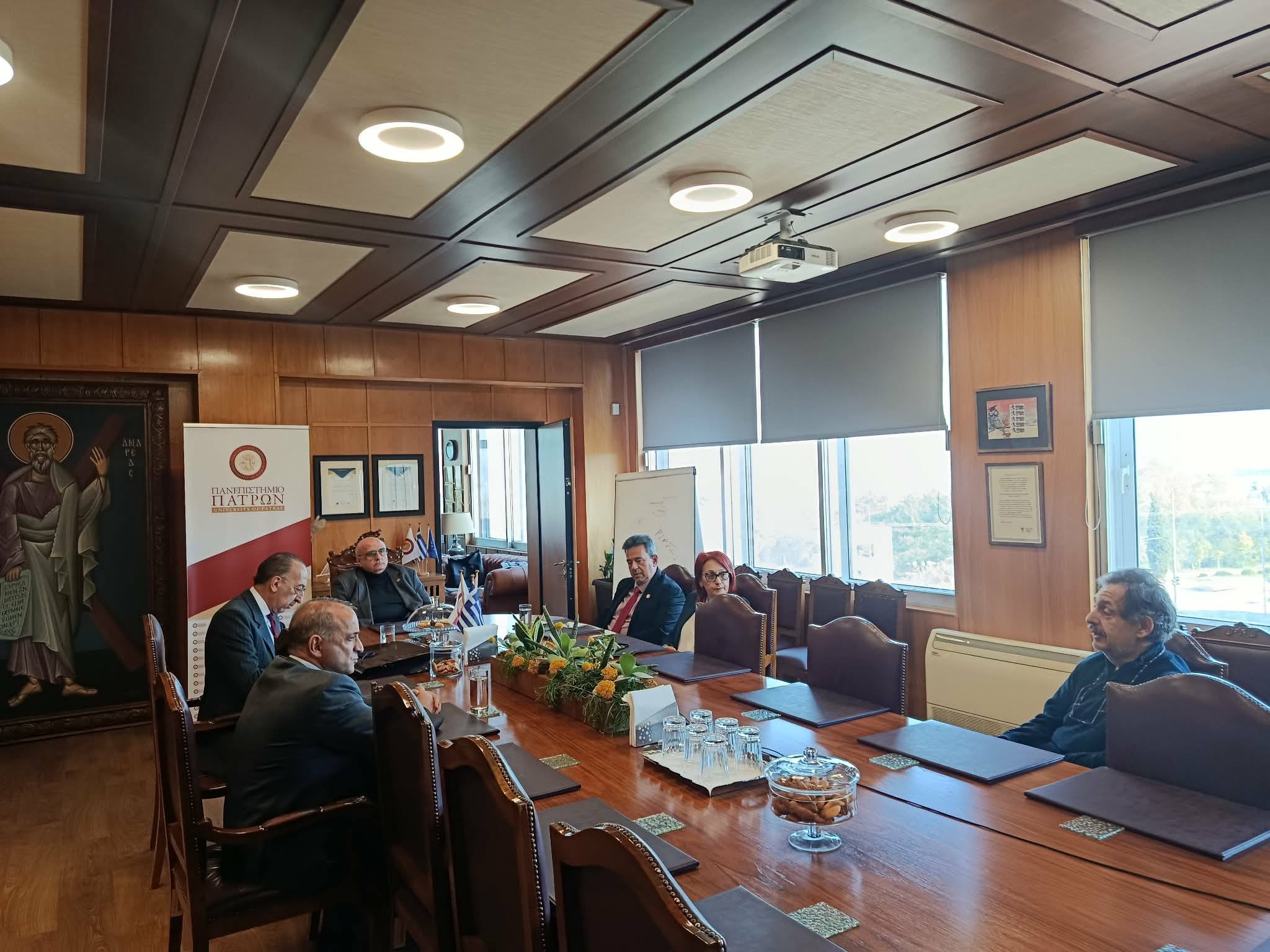 Πάτρα: Στο ΑΕΙ ο Πρέσβης της Ισπανίας για συνεργασία με Πανεπιστήμια της χώρας του ΦΩΤΟ