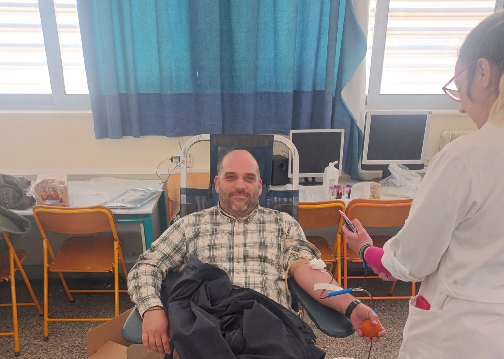 Αιμοδοσία του 8ου Δημοτικού Σχολείου Πάτρας 