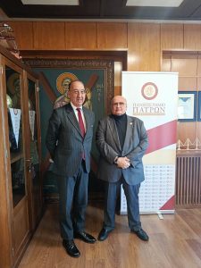 Πάτρα: Στο ΑΕΙ ο Πρέσβης της Ισπανίας για συνεργασία με Πανεπιστήμια της χώρας του ΦΩΤΟ