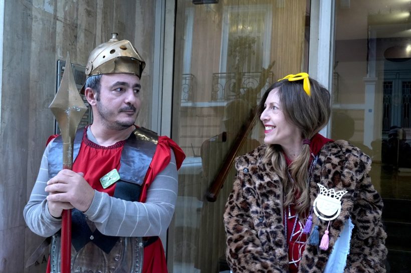 «Ταξίδεψαν» στην Αρχαία Ρωμαϊκή Πάτρα με το Καρναβάλι ΦΩΤΟ