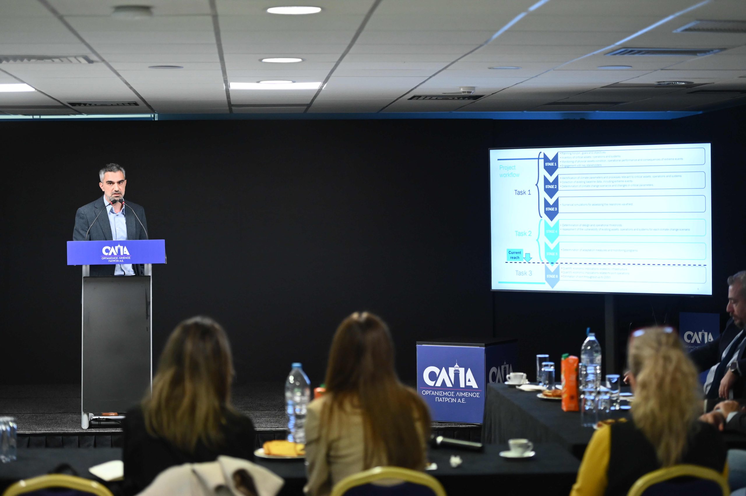 Πάτρα: Αξιολόγηση κινδύνου από την Κλιματική Αλλαγή στο Λιμάνι ΦΩΤΟ