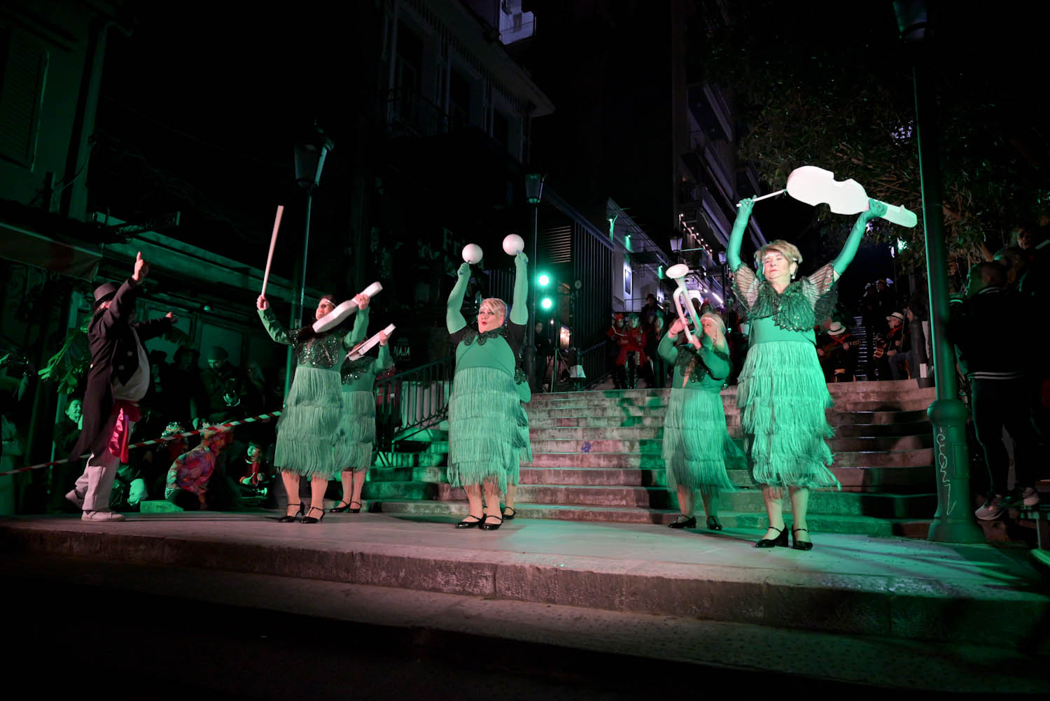 Η μουσικοχορευτική εκδήλωση «Χοροί και Τραγούδια του Καιρού» από τις ΣφήγΚΕΣ στις ιστορικές σκάλες ΦΩΤΟ