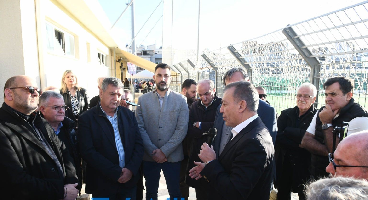 Πάτρα: Ο αν. υπουργός Αθλητισμού Γ. Βρούτσης στα Προσφυγικά - «Αναβαθμίζουμε τον Αθλητισμό» ΦΩΤΟ