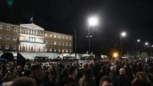 Διανυκτέρευση στο Σύνταγμα για τους αγρότες