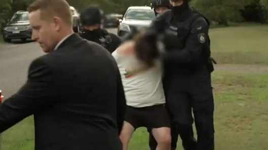 Η στιγμή της σύλληψης ενός εκ των απαγωγέων